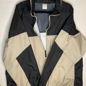 Athletic Works Black and Tan Windbreaker